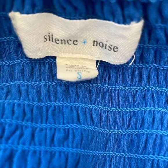 SILENCE+NOISE Blue Patterned Casual Tank Dress S - Picture 3 of 7